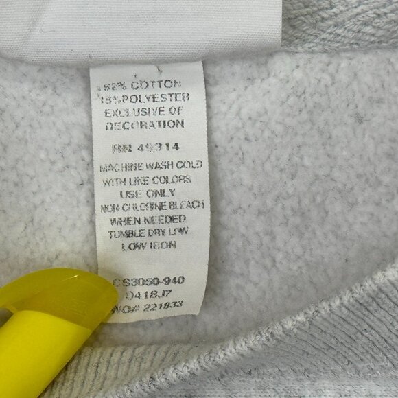 Carolina Sweatshirt Adult Small S Gray Champion Reverse Weave Crewneck Pullover - Picture 4 of 11